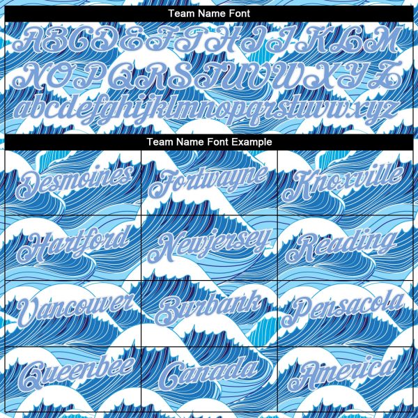 Custom 3D Pattern Design Waves Performance T-Shirt - Image 3
