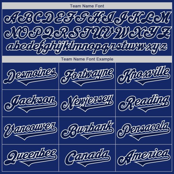 Custom Royal Navy-White Authentic Two Tone Baseball Jersey - Image 4